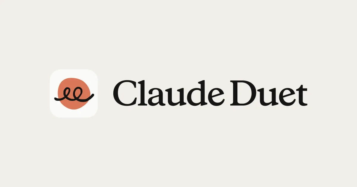 Claude Duet 官方主視覺（圖片來源：Anthropic）