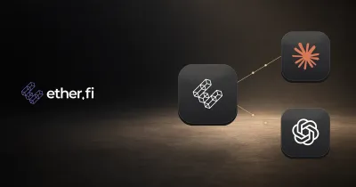 Claude 與 ChatGPT 連接 ether.fi 帳戶的示意圖
