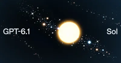 GPT-6.1 Sol 官方主视觉（图片来源：OpenAI）
