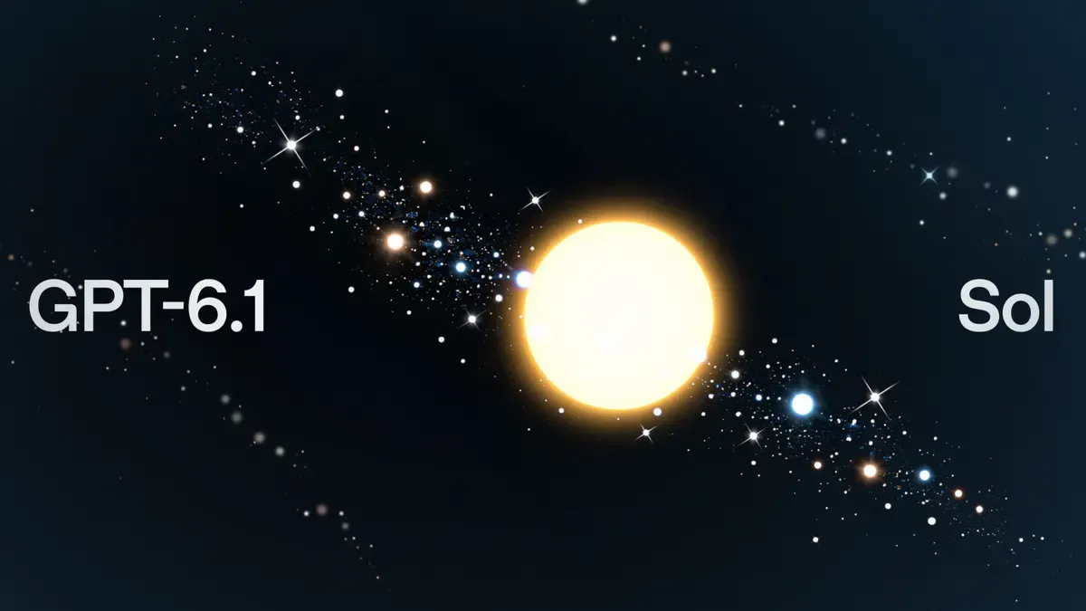 GPT-6.1 Sol 官方主視覺（圖片來源：OpenAI）