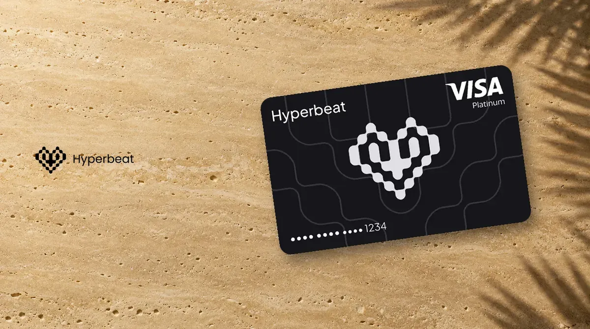 Hyperbeat Pay Visa 卡面與品牌標誌