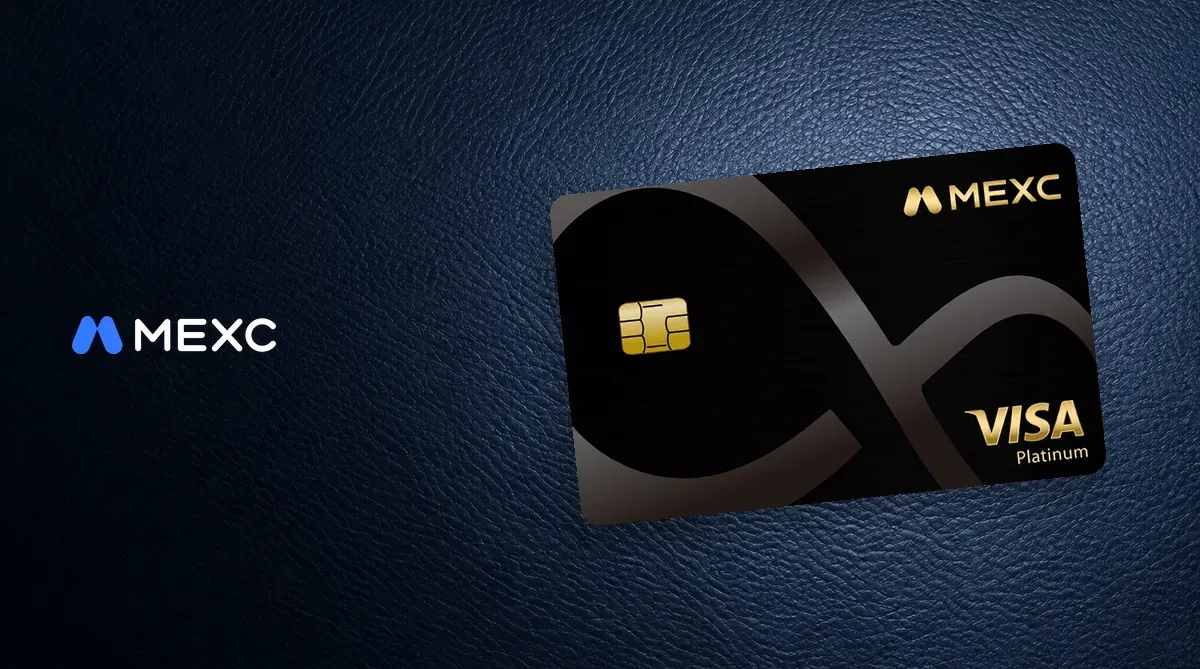 MEXC Global Card 黑色 Visa 卡面