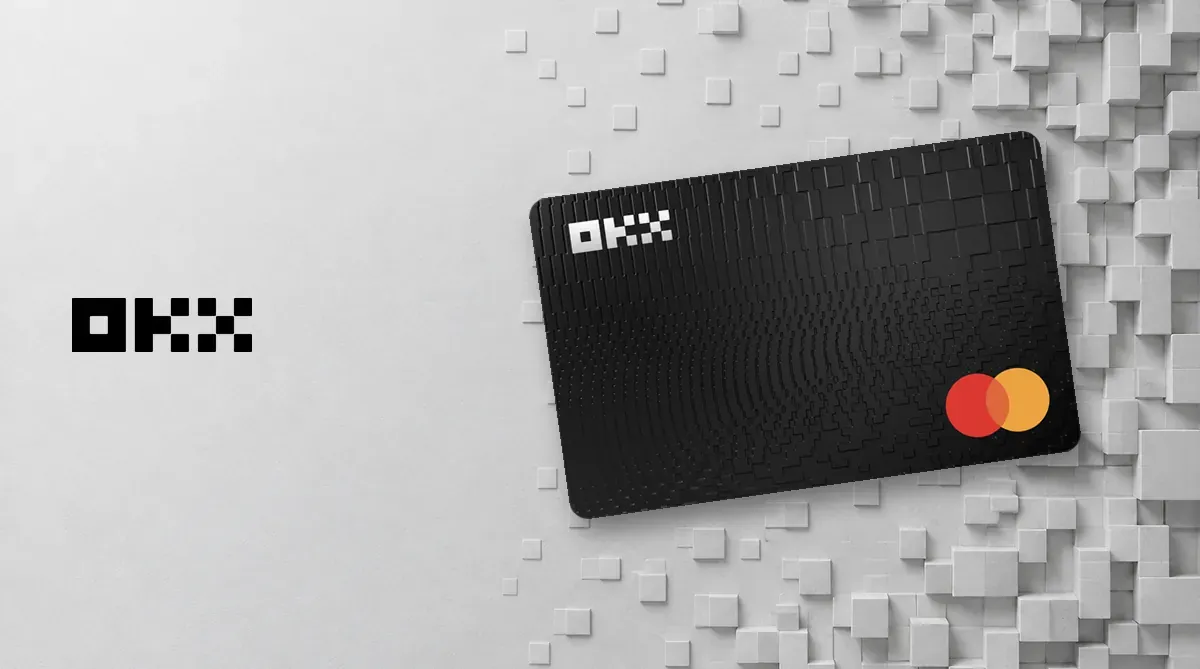 OKX Card 黑色卡面與品牌標誌