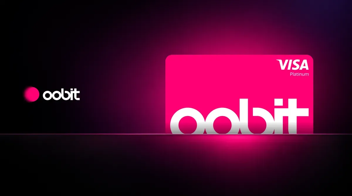 Oobit 加密貨幣 Visa 卡