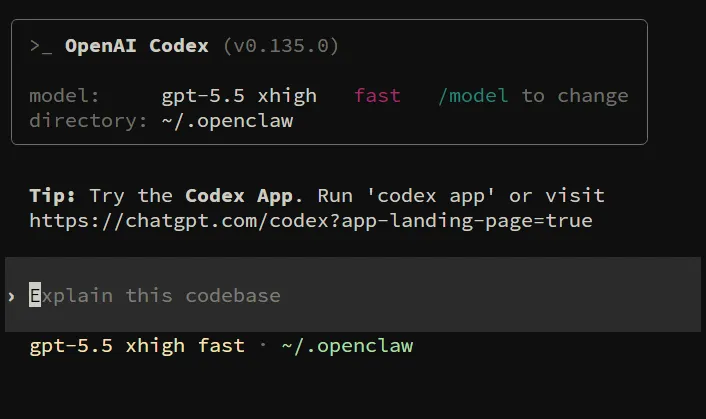 OpenAI Codex のコーディングエージェント