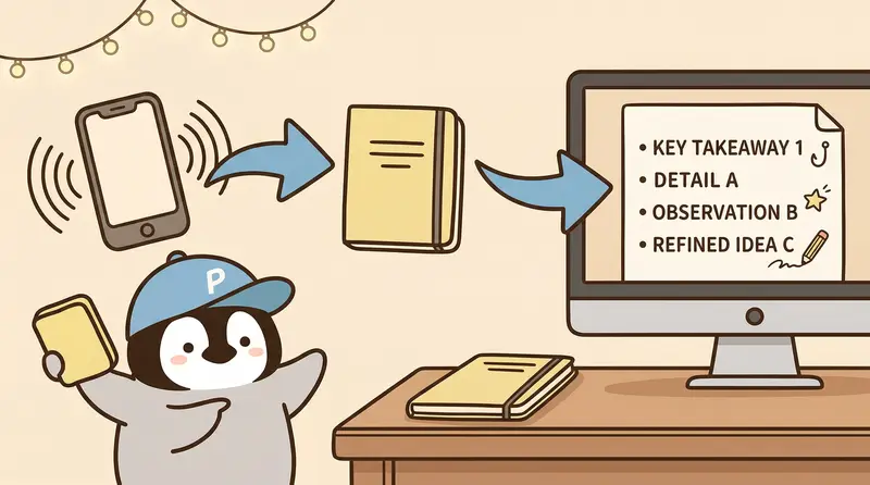 Transcript workflow diagram