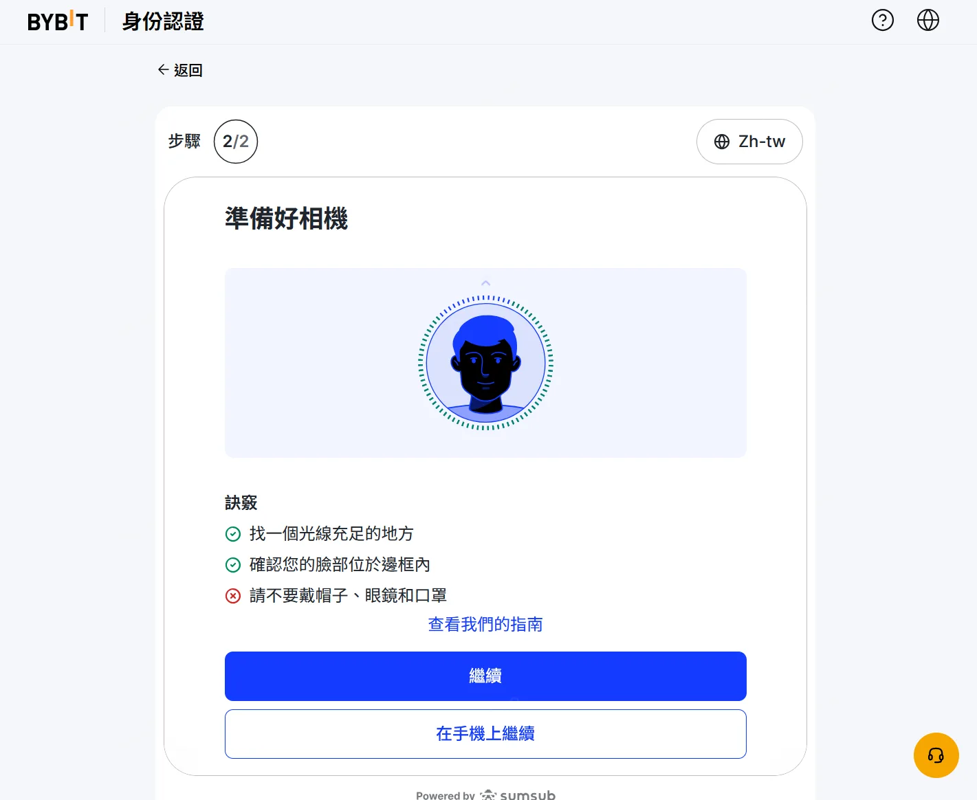 顔認証