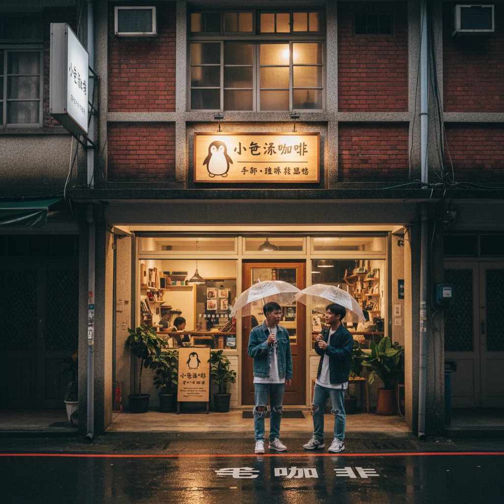 Gemini 中山区雨の夜出力