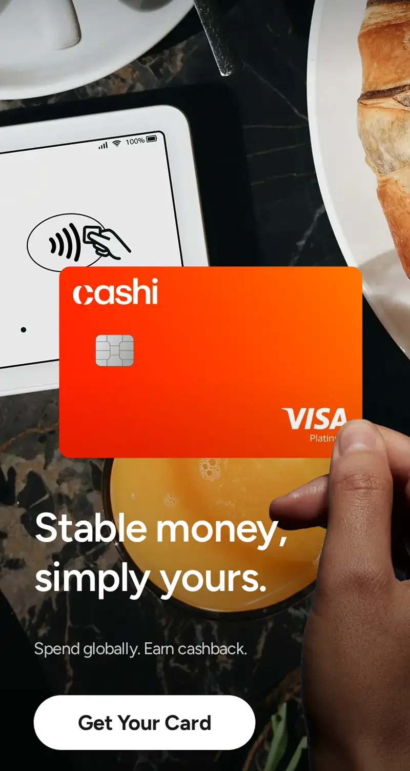 Cashi 官網的卡片示意圖