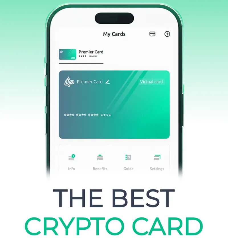 UPay 官方登陸頁，顯示 UPay Wallet 與 Premier 虛擬 Visa 卡