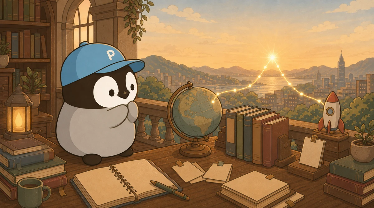 Penchan looking out from an early-morning library balcony where search clues converge